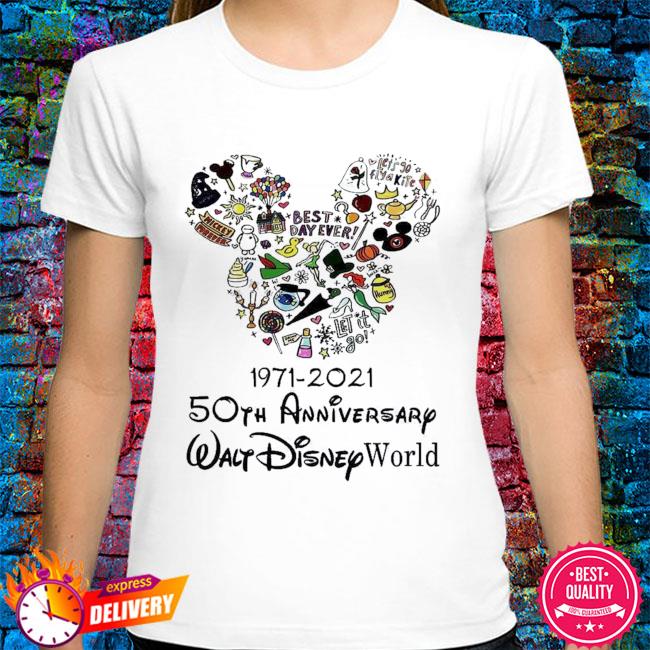 1971-2021 50th anniversary Walt Disney World shirt, hoodie