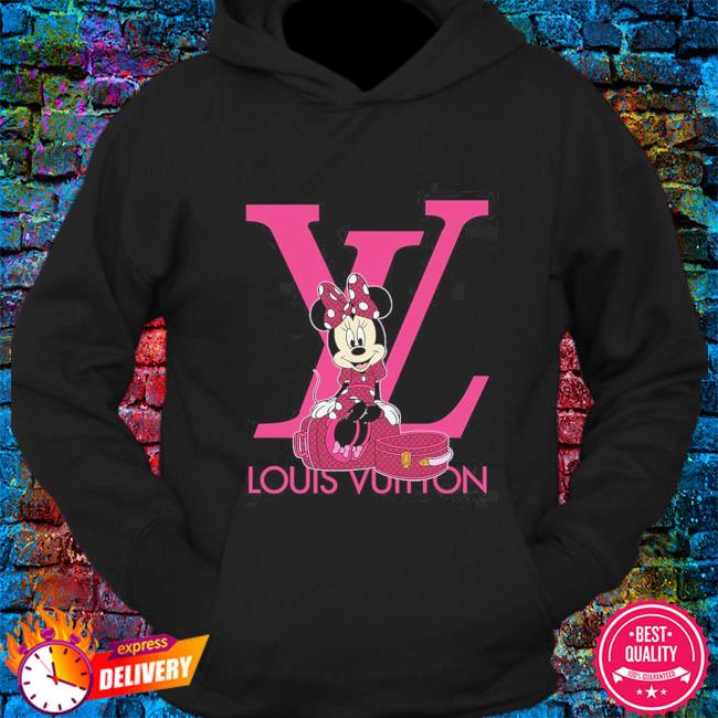 Louis Vuitton Mickey mouse pink faded Fashion T-Shirt Hoodie and Pants