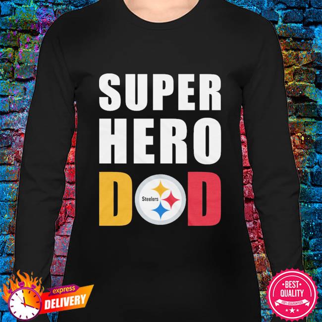 Men's Pittsburgh Steelers Fanatics Branded Black #1 Dad T-Shirt