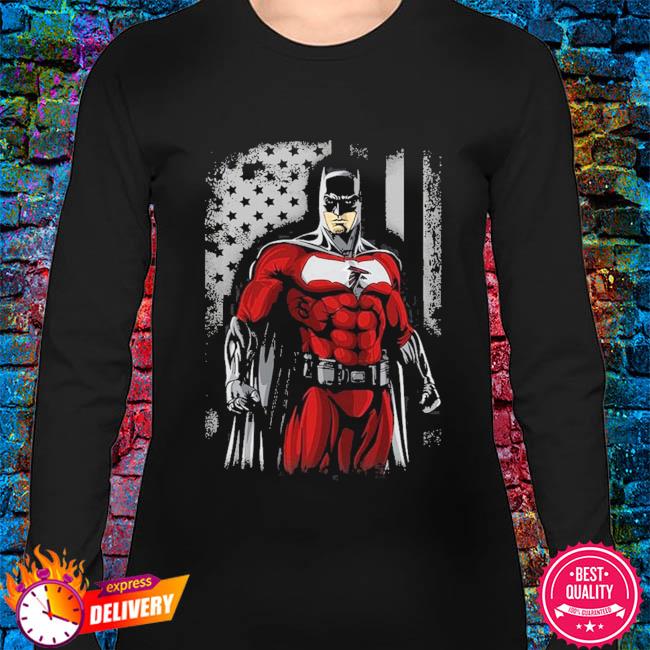 Atlanta Falcons Batman Flag Dc Marvel Jersey Superhero Avenger shirt,  hoodie, sweater, long sleeve and tank top