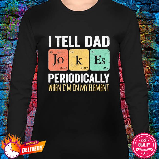 sPOD I Like Telling Dad Jokes T-Shirt | Dapper Yankee Black / 3XL