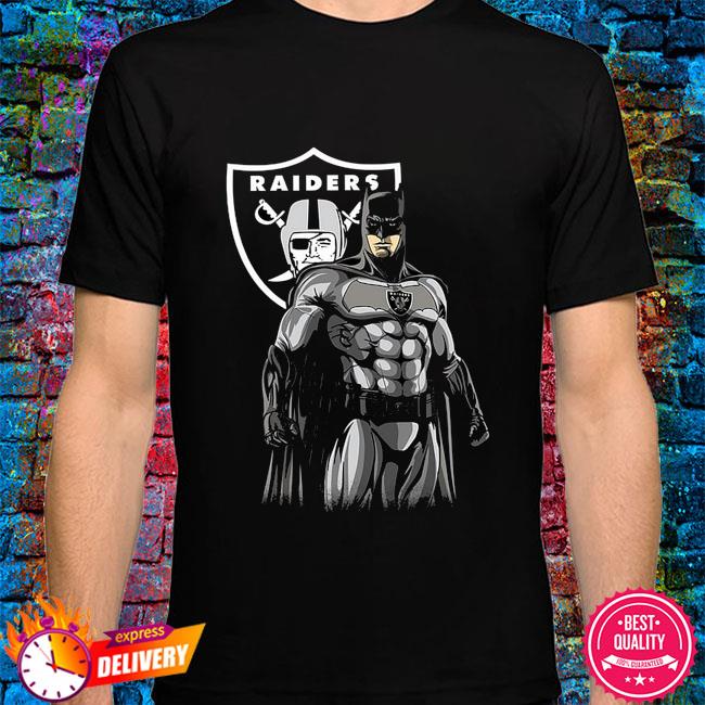 Las Vegas Raiders Batman Logo Dc Marvel Jersey Superhero Avenger shirt