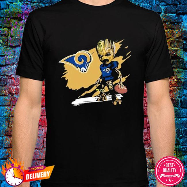 Los Angeles Rams Angry Baby Groot Ripped Shirt, hoodie, sweater, long  sleeve and tank top