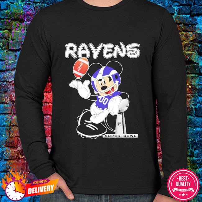 Mickey Mouse And Football Ravens Team Super Bowl shirt, hoodie, sweater,  long sleeve and tank top