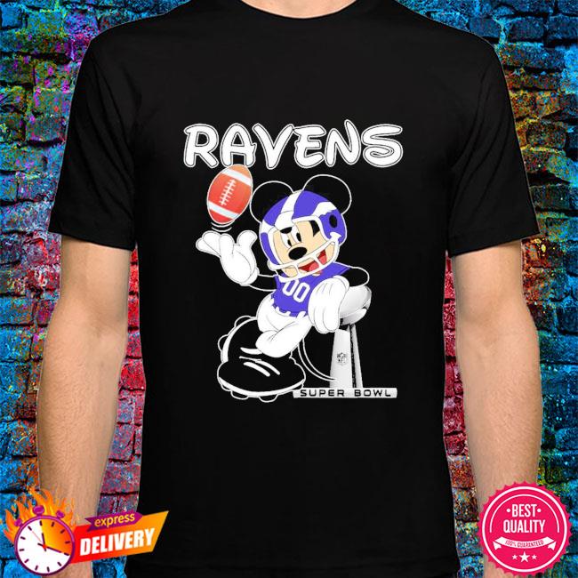 Mickey Mouse And Football Ravens Team Super Bowl shirt, hoodie, sweater,  long sleeve and tank top