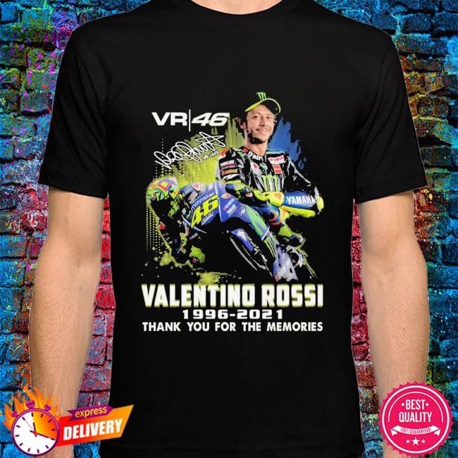 1996 2021 VR46 Valentino Rossi thank ...