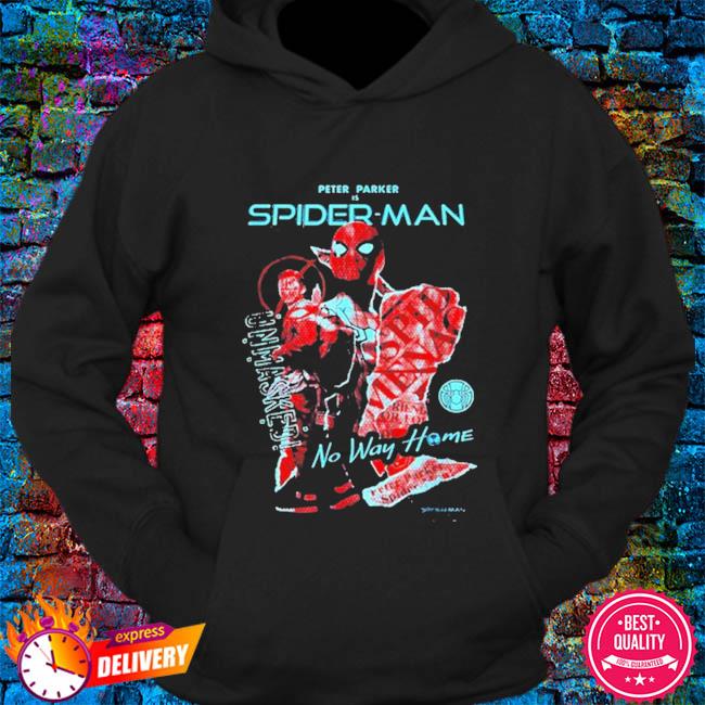 Peter parker is spider-man unmasked no way home shirt, hoodie 
