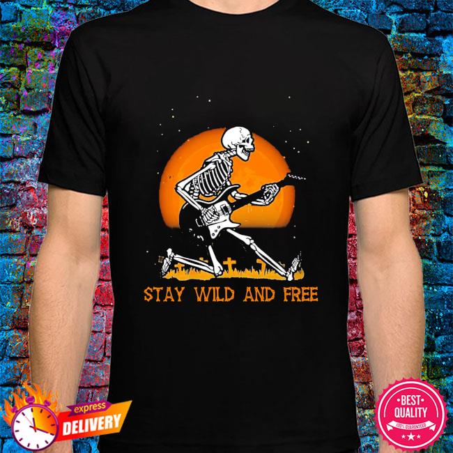 skeleton playing guitar shirt