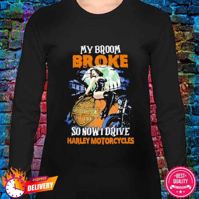 My Broom Broke So Now I Run Happy Halloween Zip Hooded Sweatshirt