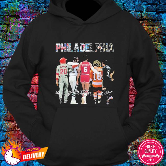 Philadelphia Union Philadelphia Flyers Philadelphia Eagles Phillies  Philadelphia 76ers signatures shirt, hoodie, sweater, long sleeve and tank  top