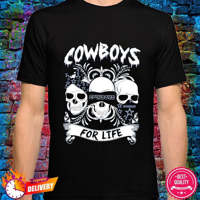 dallas cowboys skull shirt