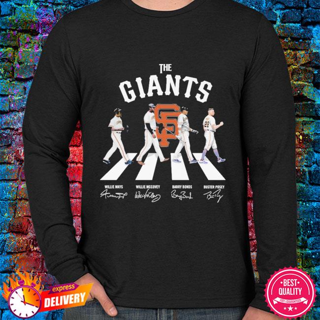 The New York Giants Abbey Road signatures shirt, hoodie, sweater