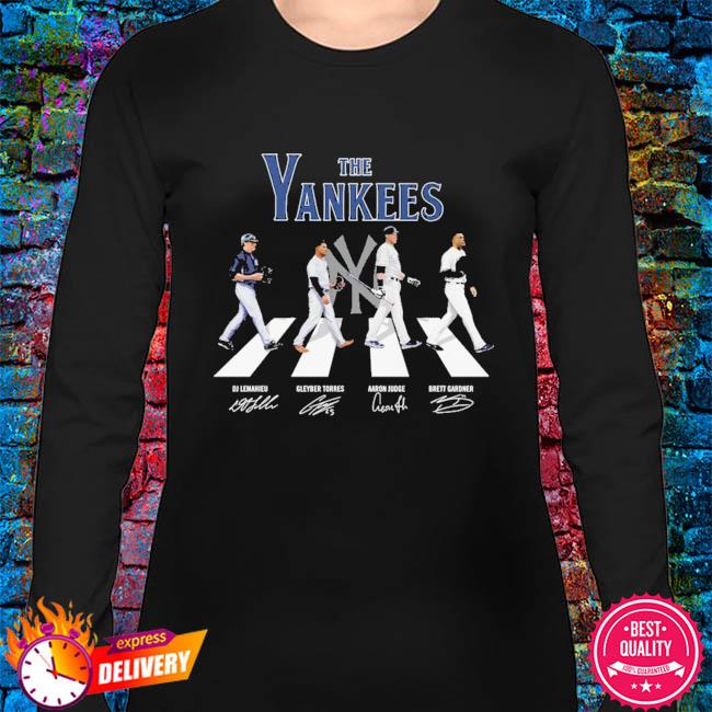 The New York Yankees Abbey Road signatures 2021 shirt, hoodie