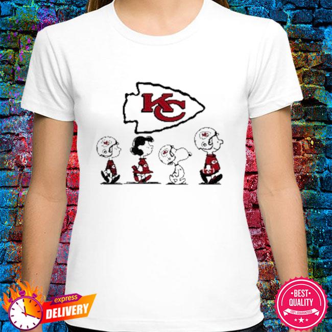 Snoopy Charlie Playing Kansas City Chiefs Shirt - High-Quality