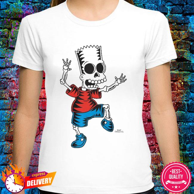 skeleton simpsons shirt