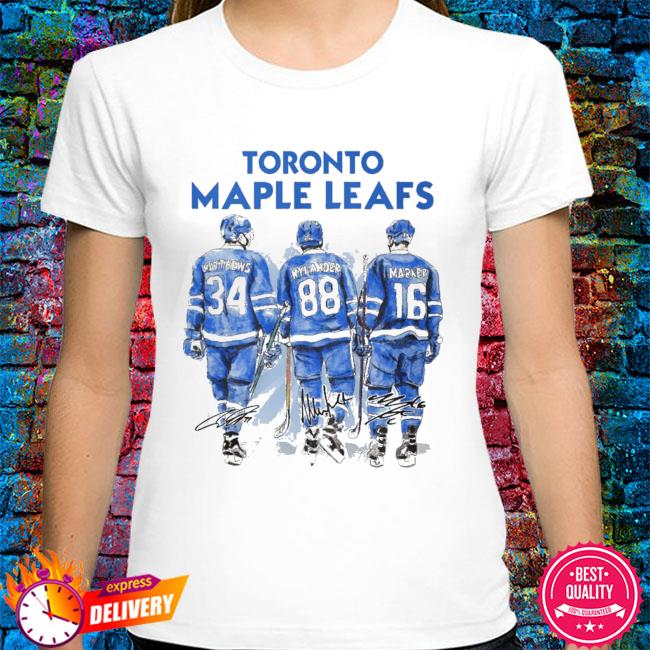 Auston Matthews silhouette Toronto Maple Leafs shirt - Freedomdesign