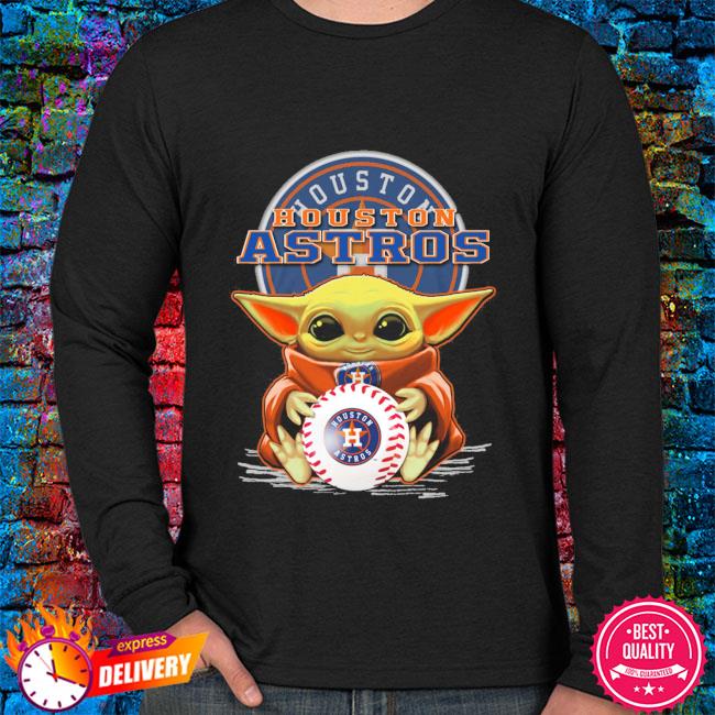 Houston Astros Baby Yoda Lover 3D T-Shirt For Fans - Banantees