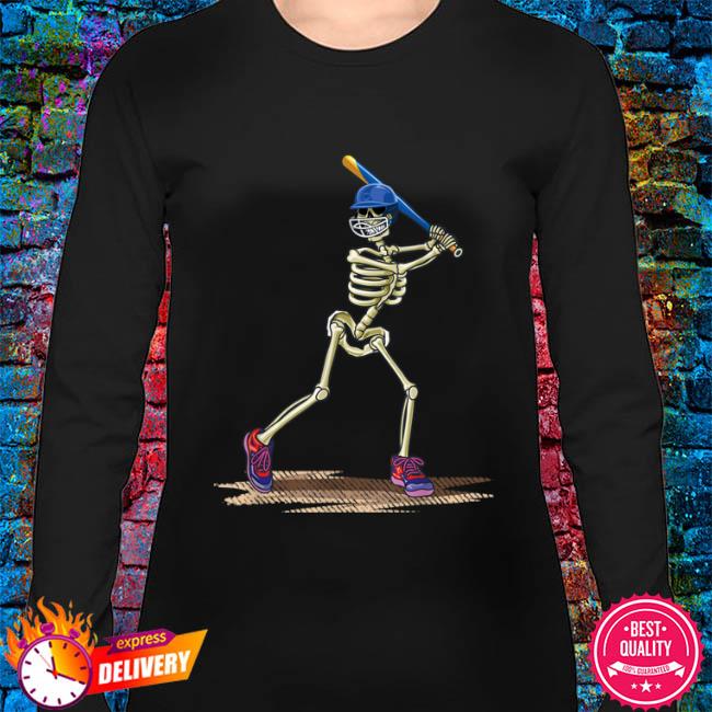  Halloween baseball skeleton for youth boys baseball