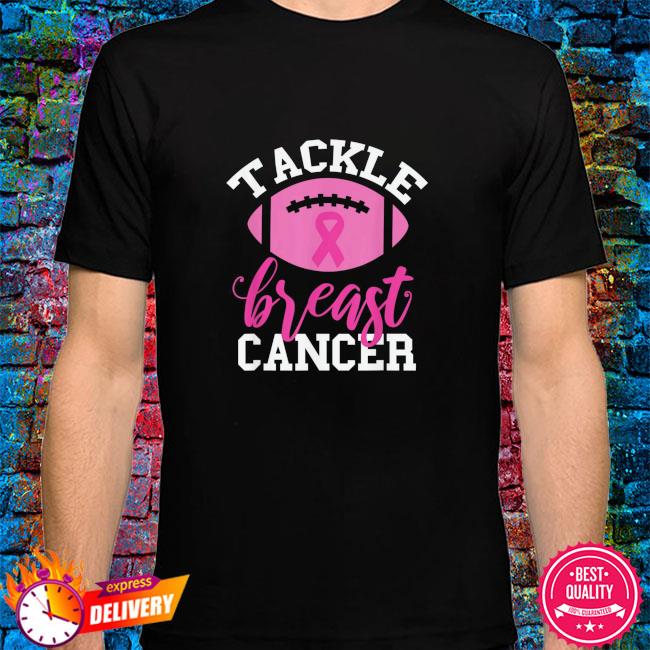 Football Breast Cancer Shirt Unisex Breast Cancer Tshirt 