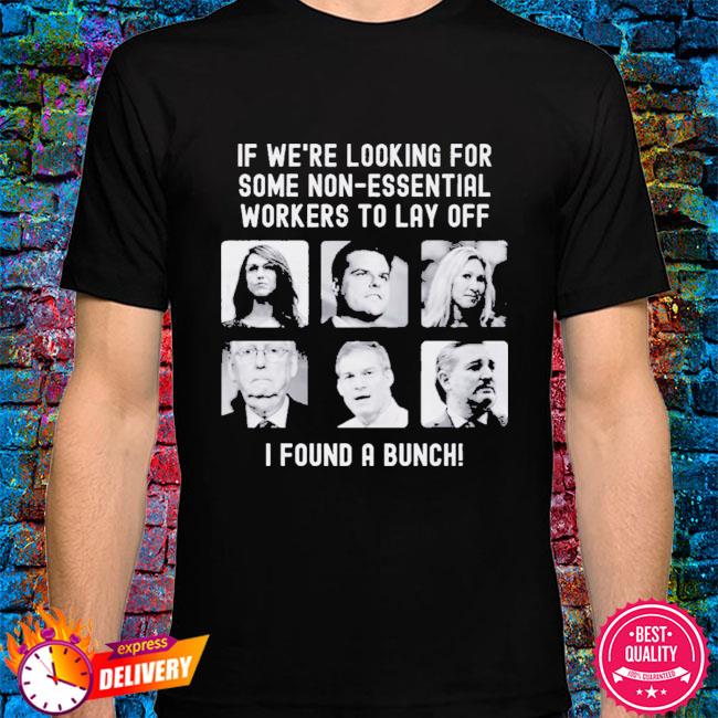 non essential worker shirt