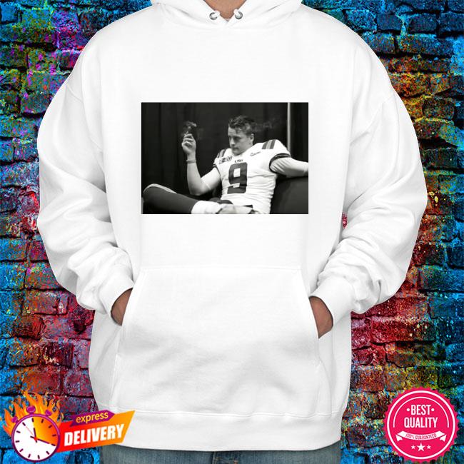 Joe Burrow Smoking Cigar shirt, hoodie, sweater, long sleeve and tank top