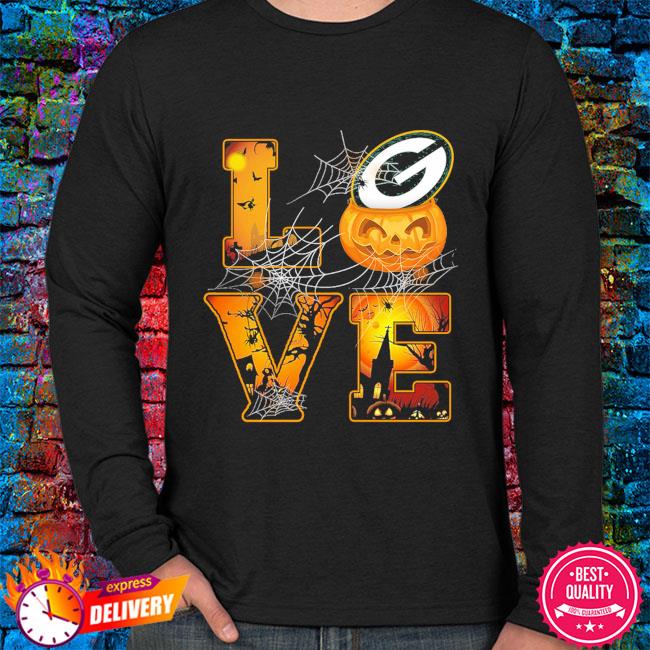 Love Pumpkin Green Bay Packers Halloween t-shirt, hoodie, sweater