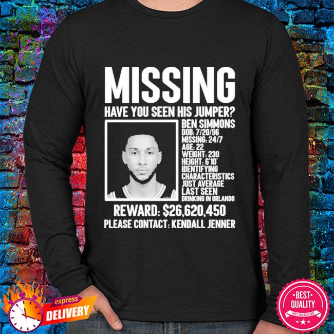 Ben Simmons Missing Jump Shot Funny V-Neck T-Shirt