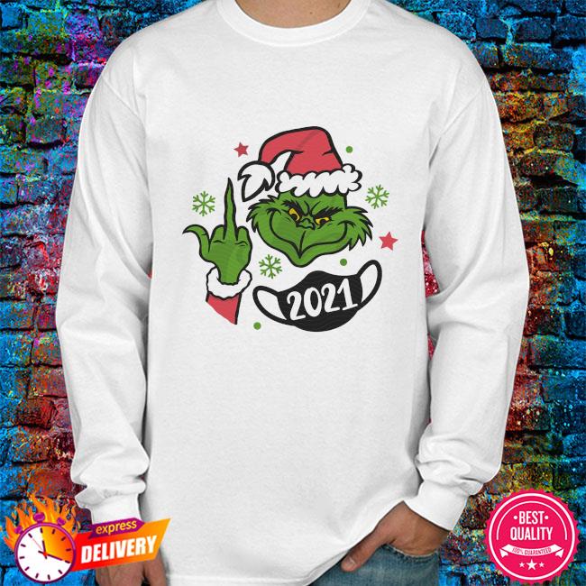 grinch face sweater
