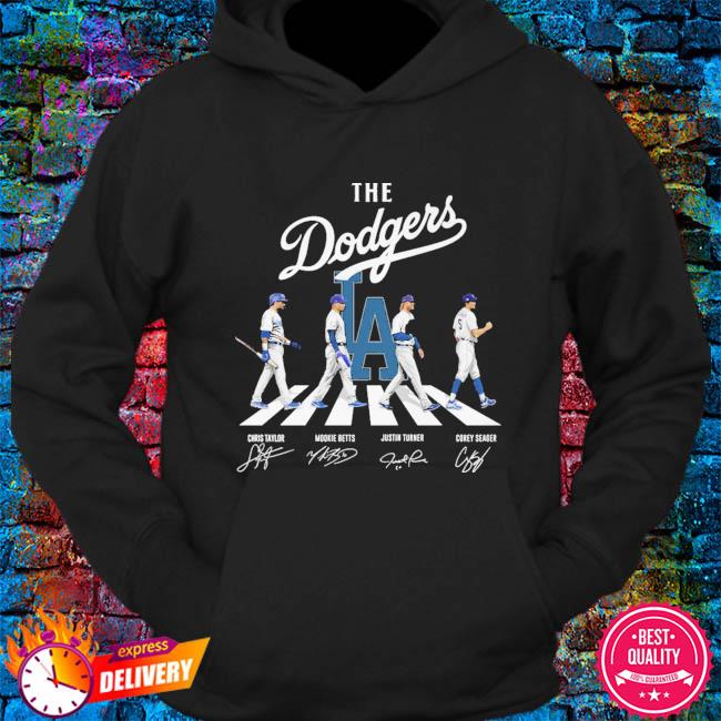 The Dodgers Abbey Road signatures shirt, hoodie, sweater, long