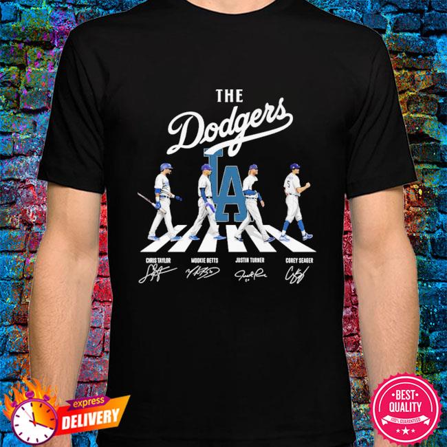 The Dodgers Abbey Road Signatures Los Angeles Dodgers shirt