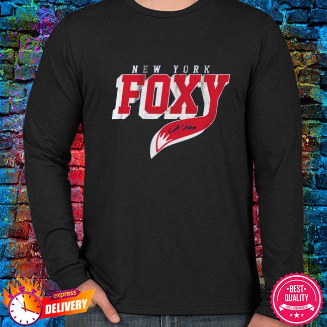 New York Rangers Heather True Royal T-shirt Adam Fox Foxy Hockey t