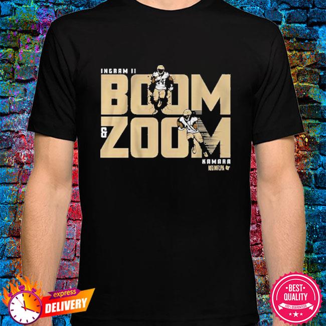 Alvin kamara and mark ingram ii boom and zoom shirt, hoodie, sweater, long  sleeve and tank top