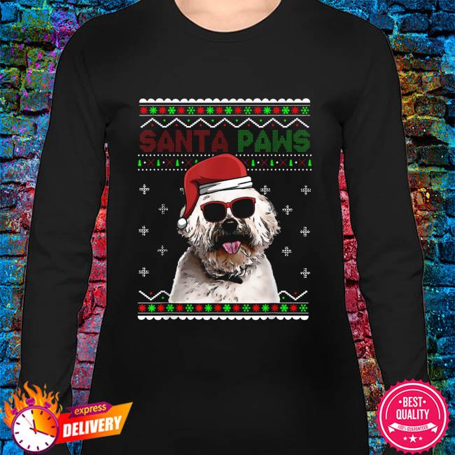 dog santa sweater