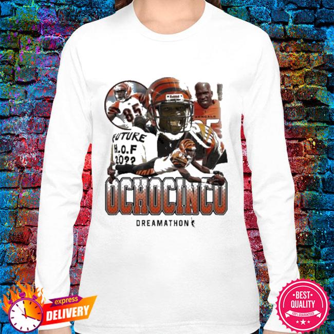 Ochocinco Shirt Cincinnati Bengals Dreamathon Merch Ochocinco 85 Dreams  Shirt - Teechipus