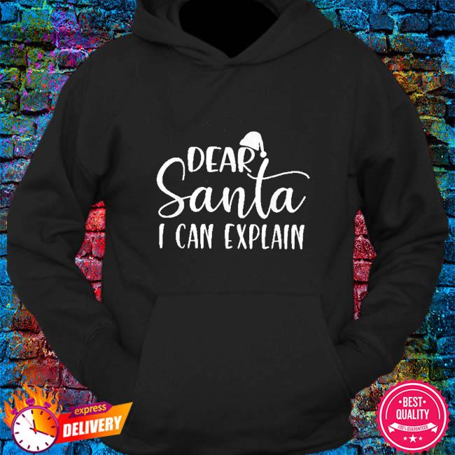 santa i can explain sweater