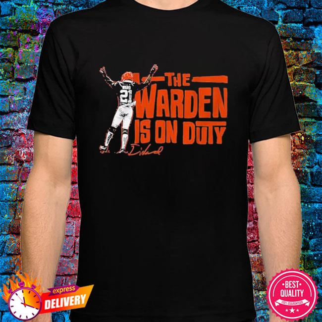 Denzel Ward Warden On Duty Shirt, hoodie, sweater, long sleeve and tank top