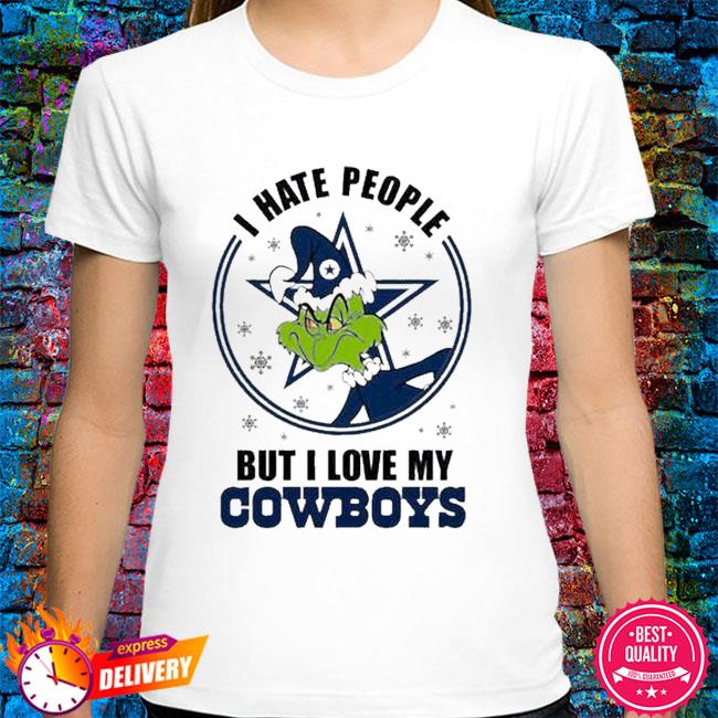 The Grinch I Hate People But I Love My Dallas Cowboys shirt