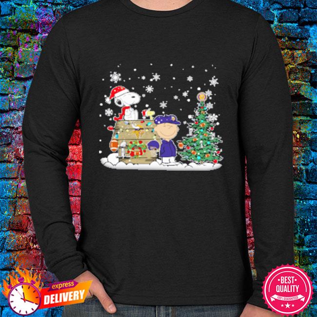 NFL Minnesota Vikings Snoopy Charlie Brown Christmas Football Super Bowl  Sports Women's T-Shirt, hoodie, sweater, long sleeve and tank top