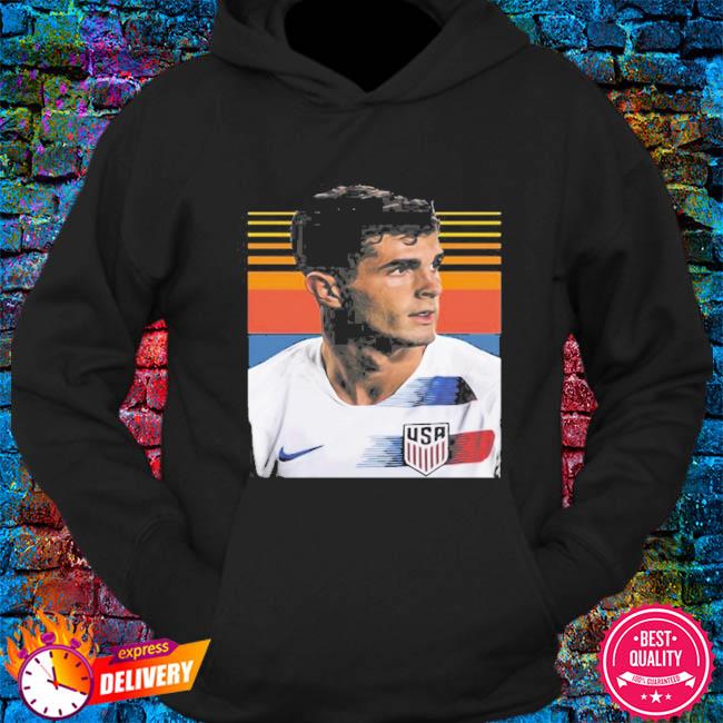 Christian pulisic 10 usa soccer vintage shirt, hoodie, sweater