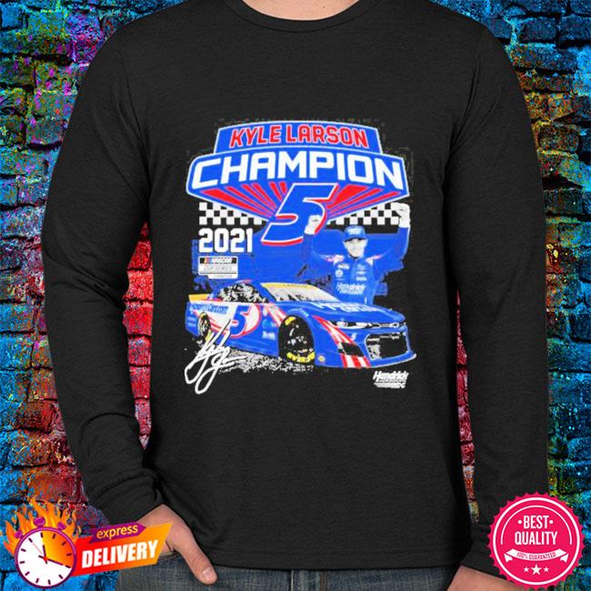 Kyle Larson 2021 Nascar Cup Series Champion signature shirt, hoodie,  sweater, long sleeve and tank top