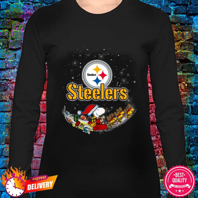 Happy Merry Christmas Snoopy Pittsburgh Steelers logo gift shirt, hoodie,  sweater, long sleeve and tank top