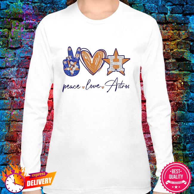 CowboyCapitalMarket Peace Love Astros Shirt