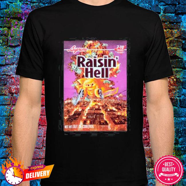 supreme raisin hell tee