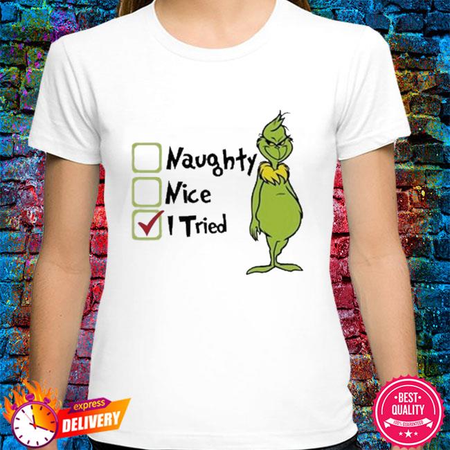 naughty grinch sweater