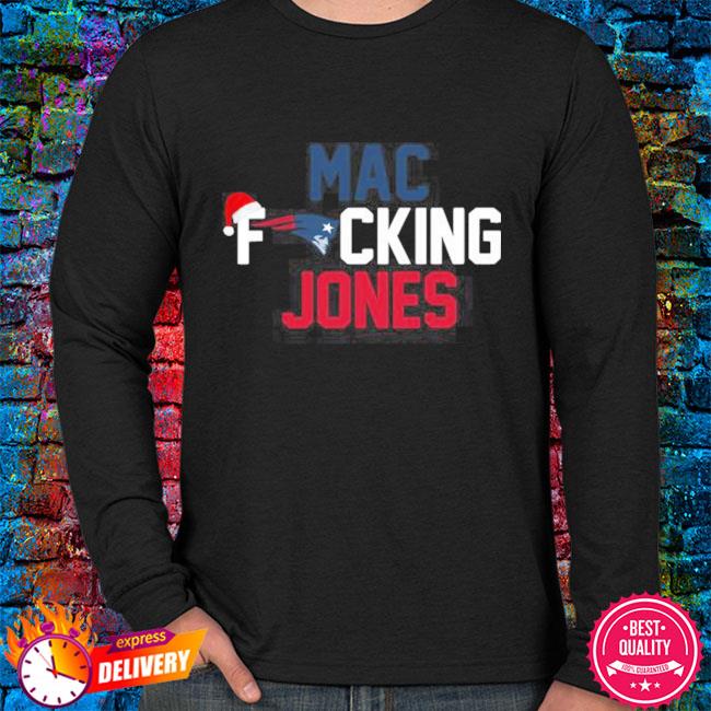 Santa Hat New England Patriots Mac Fucking Jones shirt, hoodie, sweater,  long sleeve and tank top