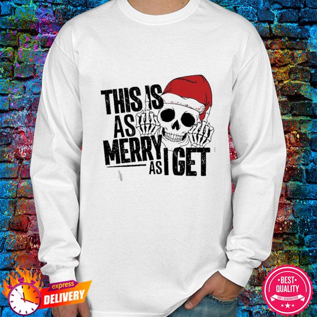 santa skull sweater