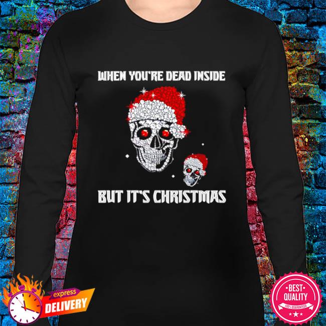 santa skull sweater