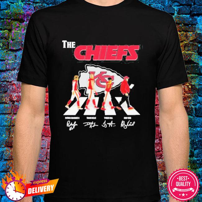 The Chiefs Patrick Mahomes Ii Travis Kelce Tyreek Hill And Andy Reid  Signatures new Shirt, hoodie, sweater, long sleeve and tank top