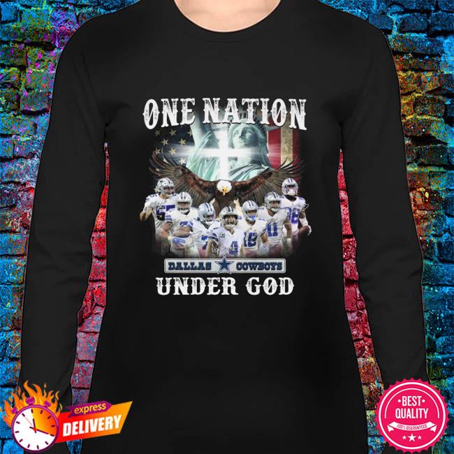 Dallas Cowboys One Nation Under God American Flag signatures shirt, hoodie,  sweater, long sleeve and tank top