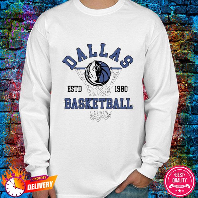 Dallas Mavericks Nothing But Net Graphic Long Sleeve T-Shirt - Mens